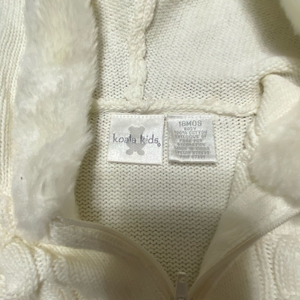 Girls Zip Up Sweater - Picture 2 of 2